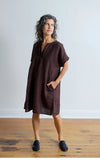 Viv Dress in Rosewood Linen