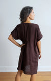 Viv Dress in Rosewood Linen