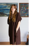 Viv Dress in Rosewood Linen