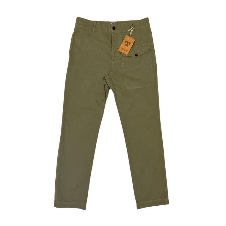 Tellason Ghurka Pant - Olive Herringbone