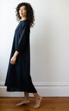 Atelier Dress in Ink Linen