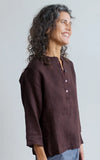 Atelier Top in Rosewood Linen