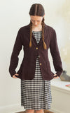 Blazer in Rosewood Linen