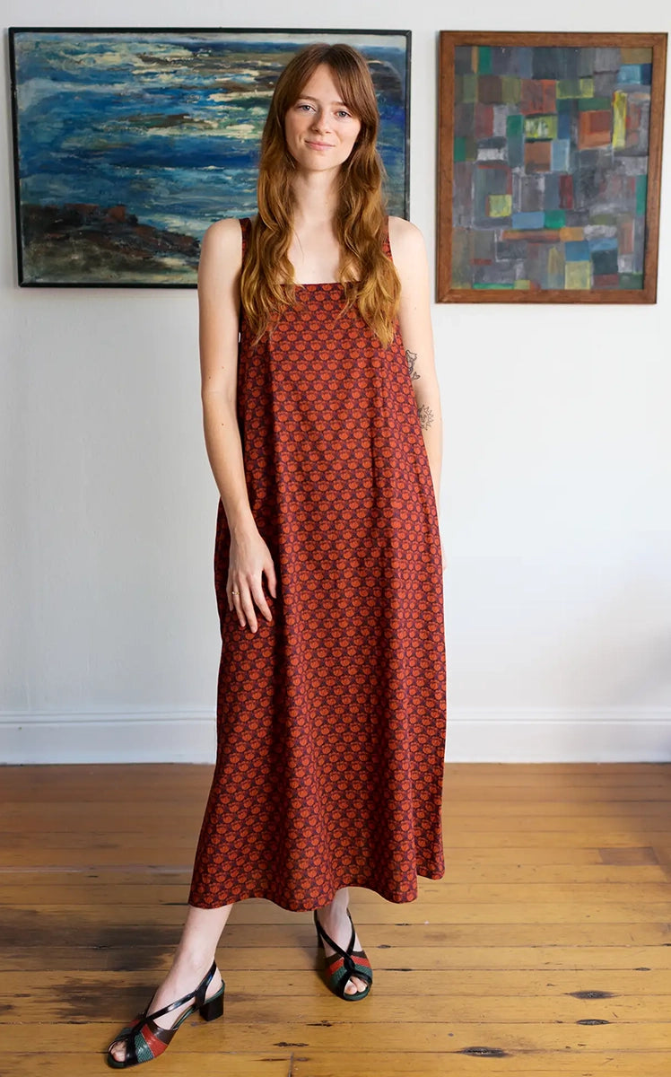 Jane Dress in Liberty of London Tudor Tulip