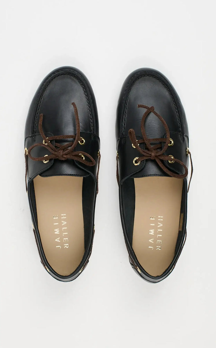 Jamie Haller The Boat Loafer in Black