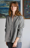Potter's Top in Grey Woven