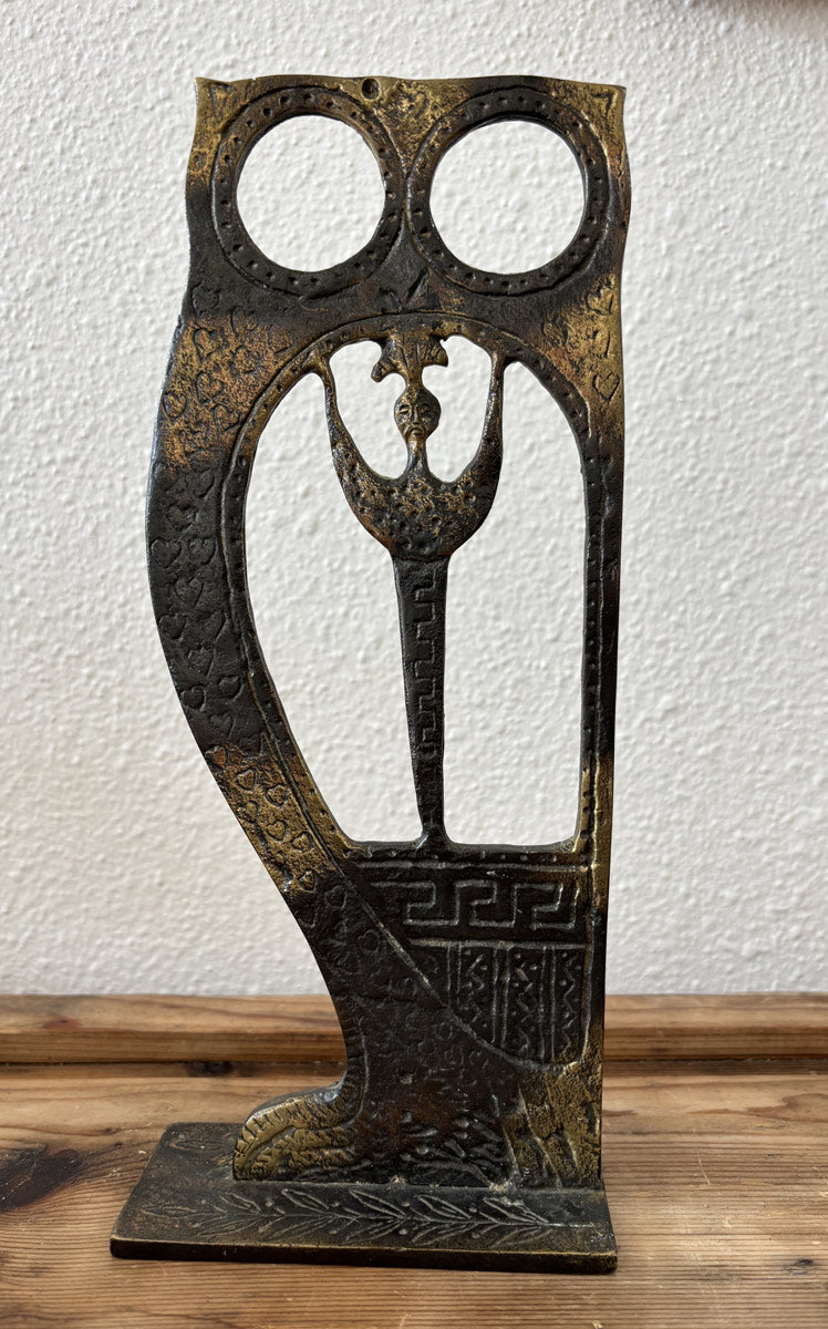 Vintage brass sculpture