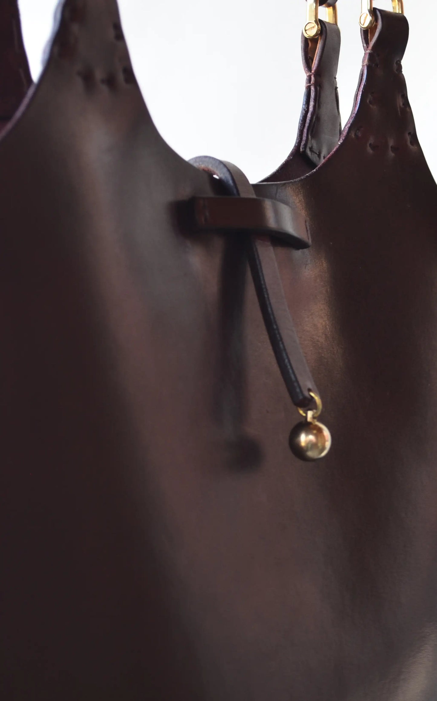 Talouha Shoulder Bag No.7 in Chocolate