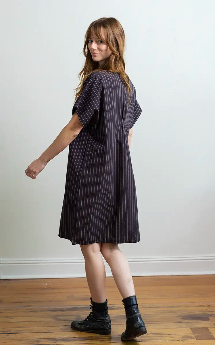 Viv Dress in Bog Oak