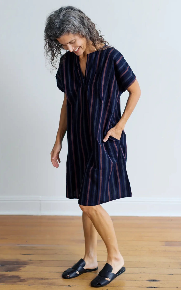 Viv Dress in Stripes