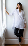 Atelier Tunic in Moon Linen