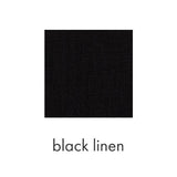 Atelier Top in Black Linen