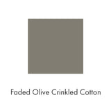 Underpinning in White Crinkled Cotton