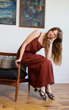 Jane Dress in Liberty of London Tudor Tulip