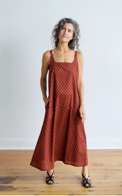 Jane Dress in Liberty of London Tudor Tulip