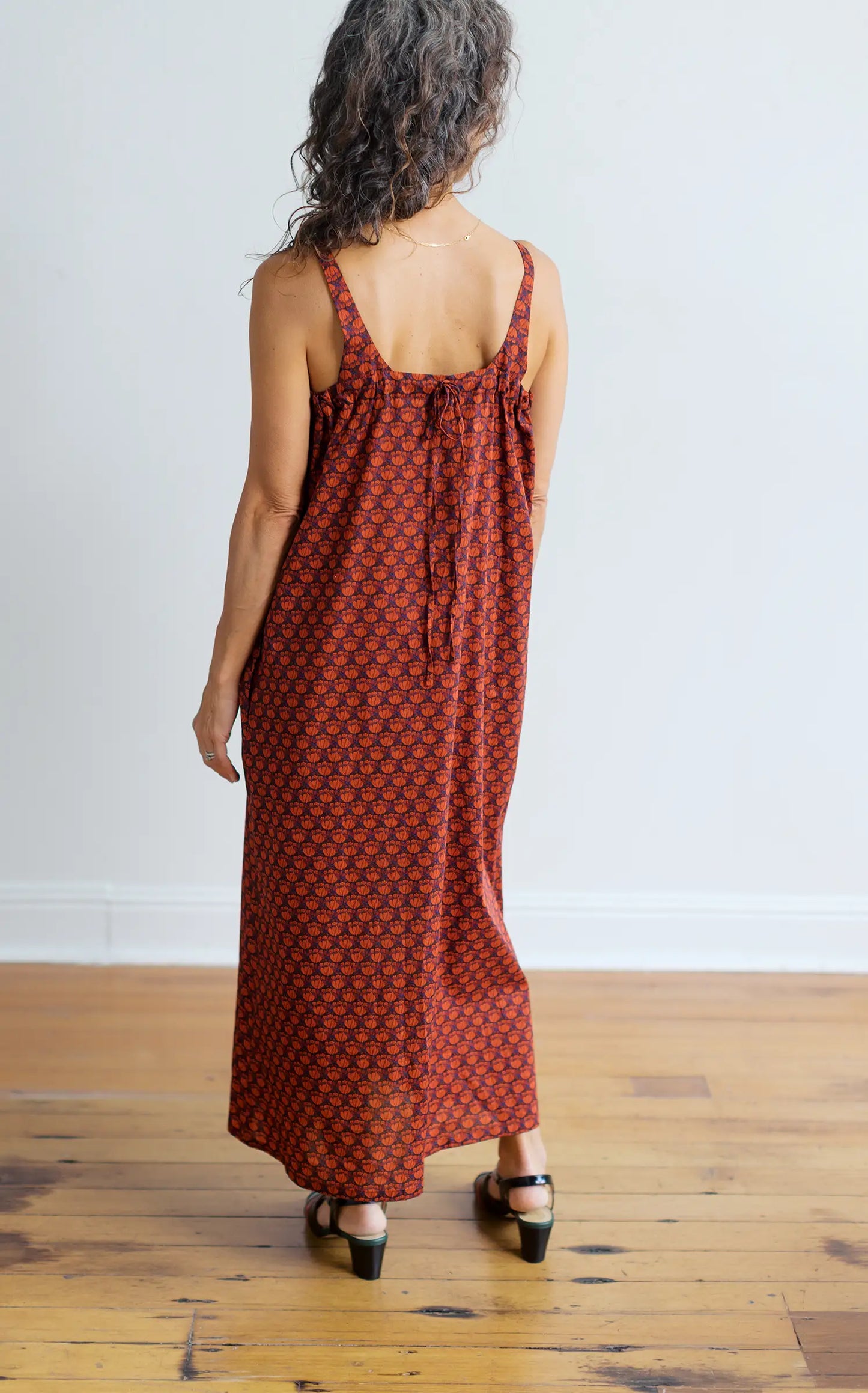 Jane Dress in Liberty of London Tudor Tulip