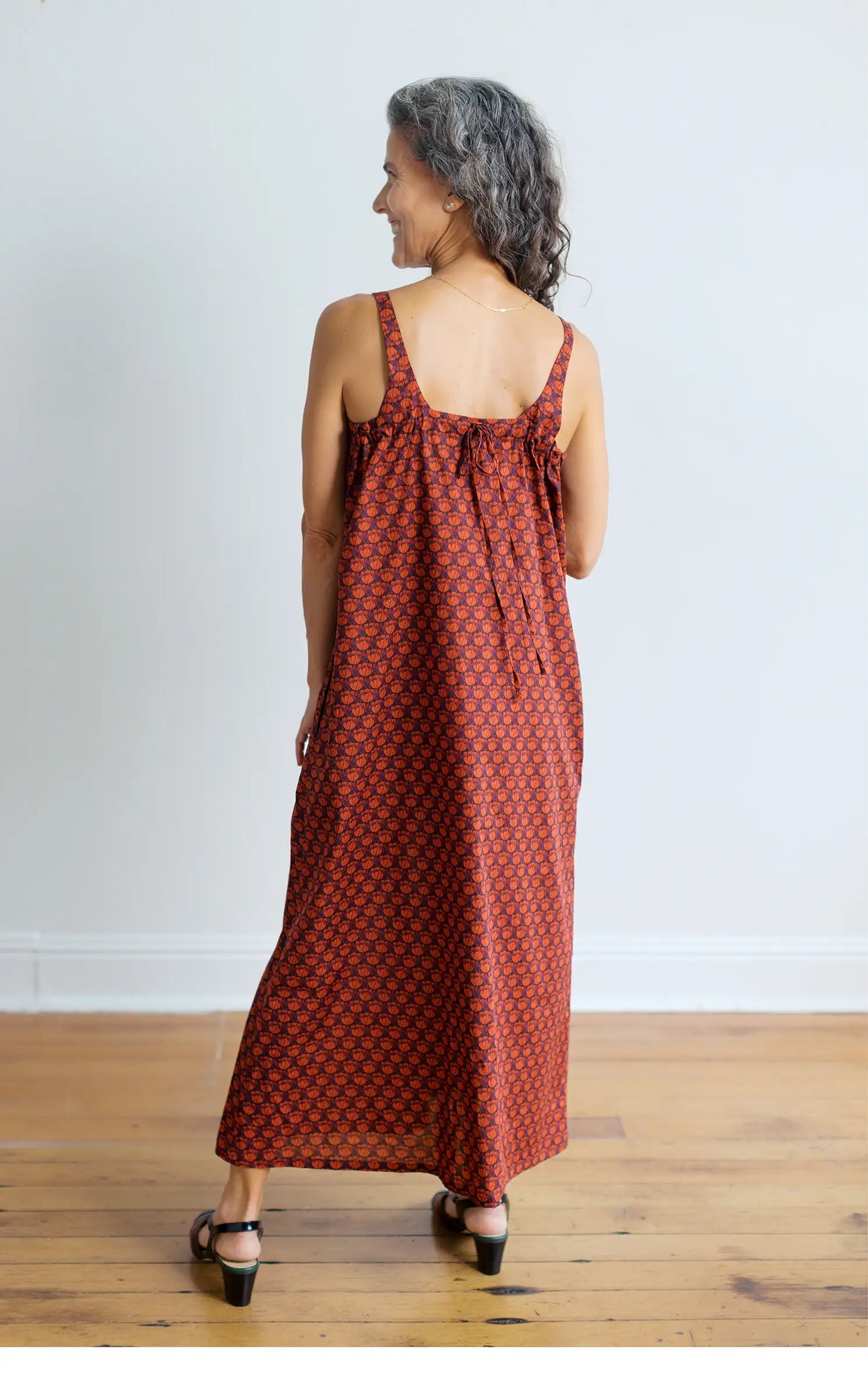 Jane Dress in Liberty of London Tudor Tulip