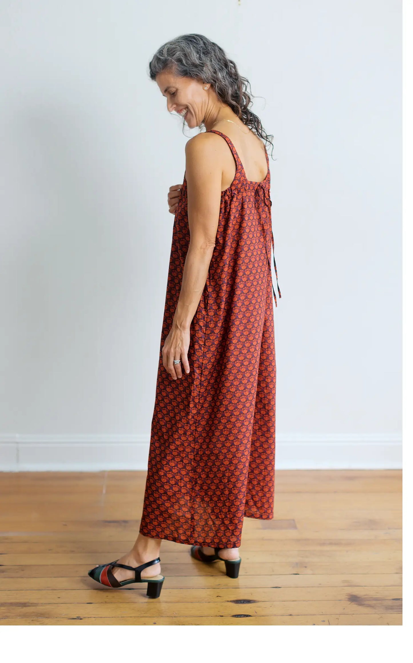 Jane Dress in Liberty of London Tudor Tulip