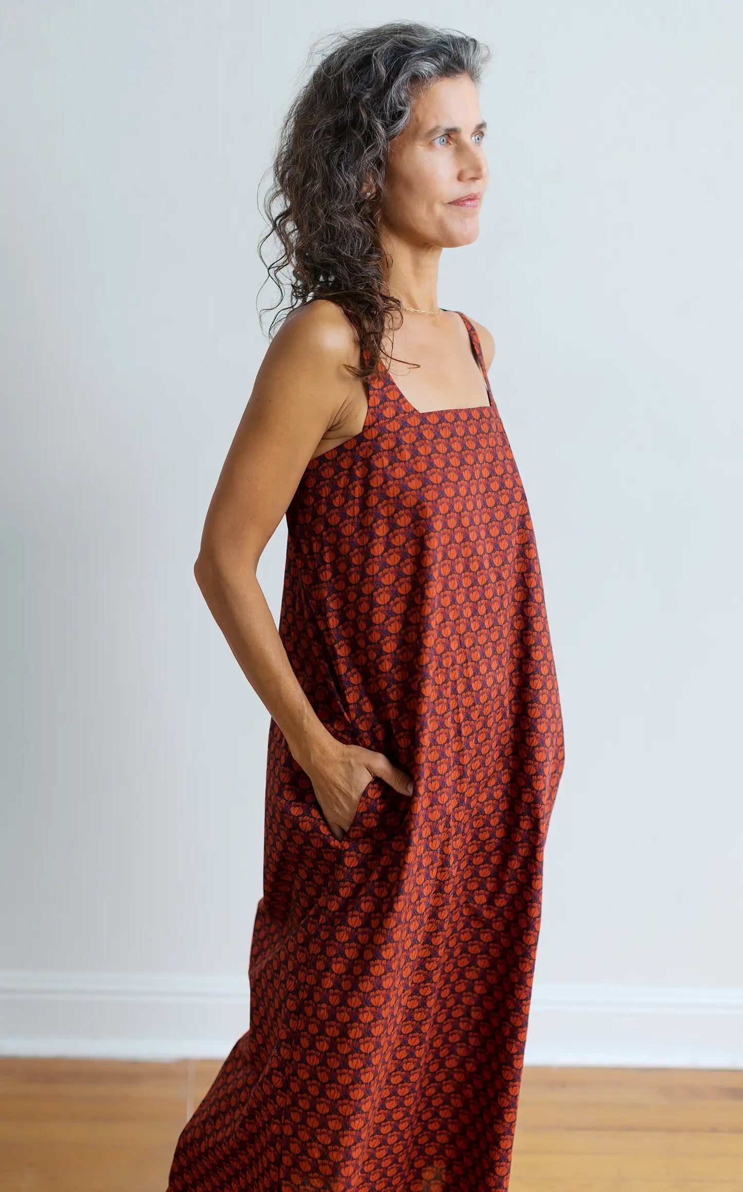 Jane Dress in Liberty of London Tudor Tulip