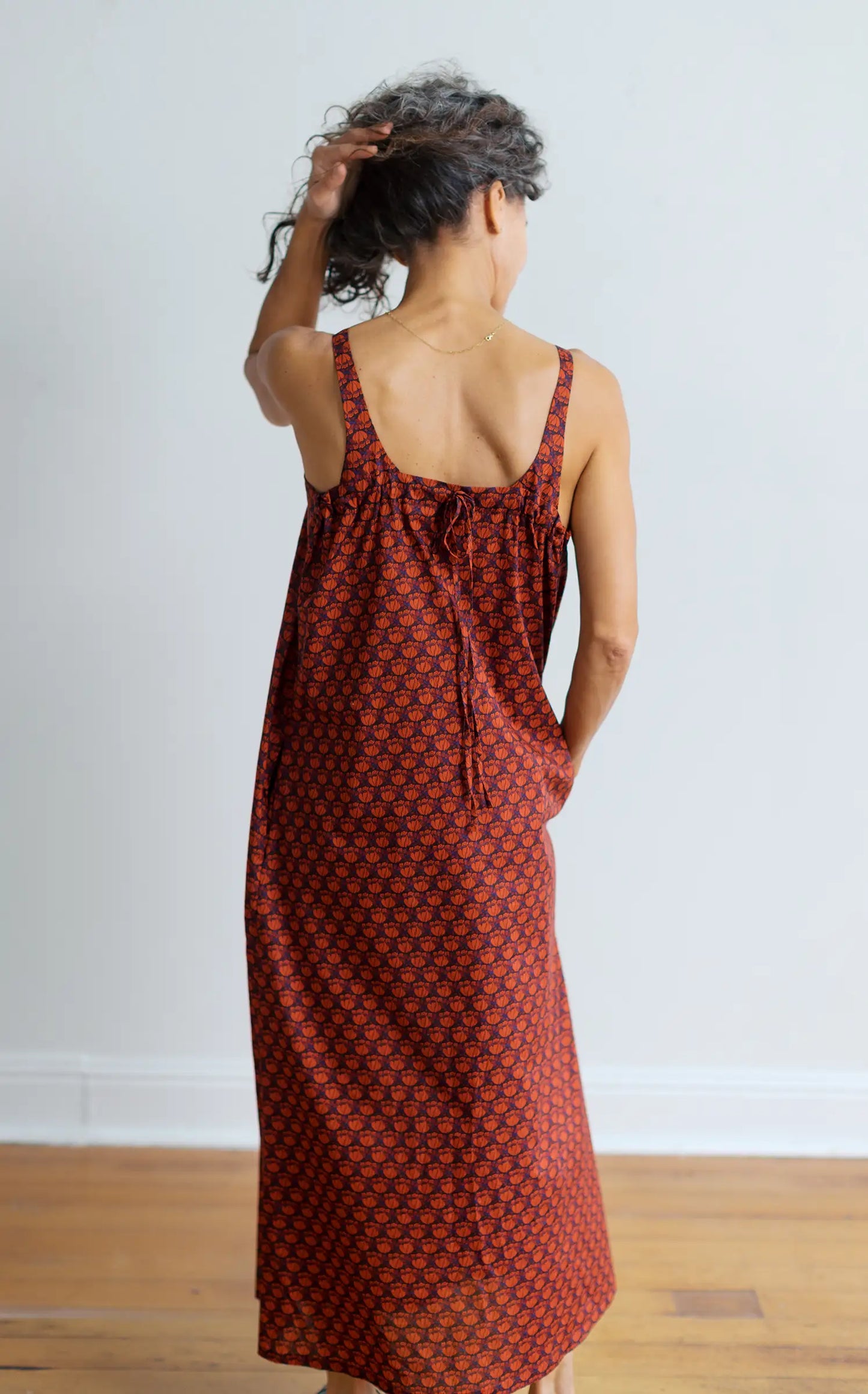 Jane Dress in Liberty of London Tudor Tulip