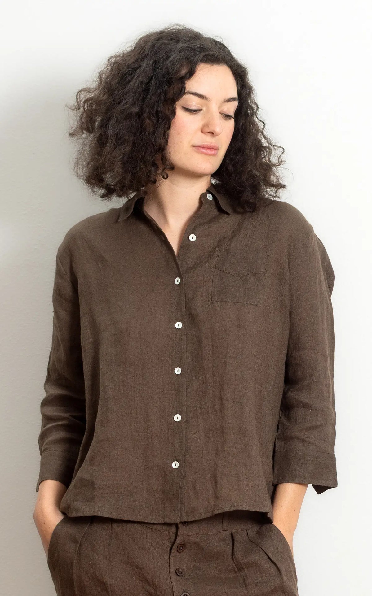 Workshirt in Classic in Hazel