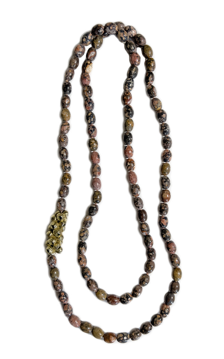 Kirsten Muenster Leopardskin Jasper Necklace