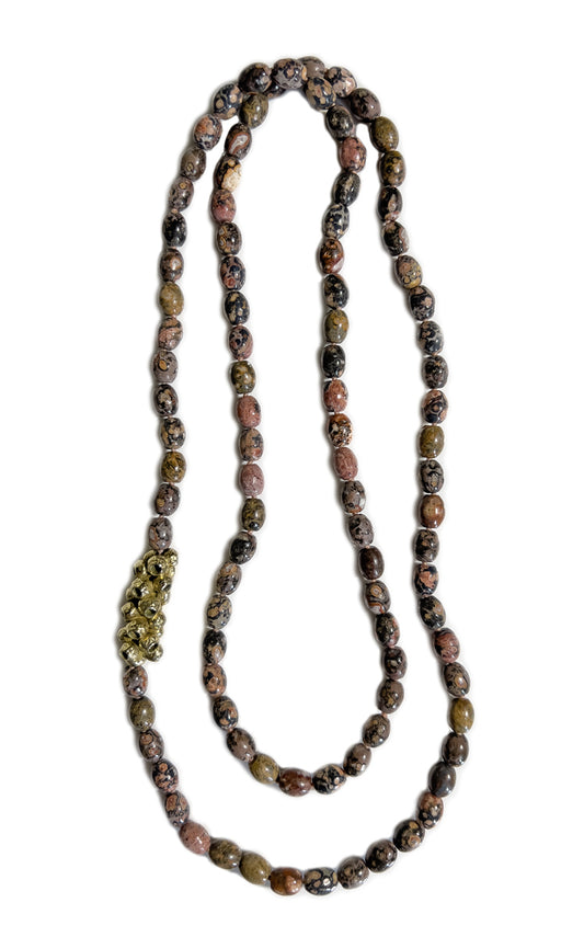 Kirsten Muenster Leopardskin Jasper Necklace