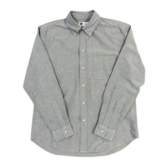 Tellason Oxford Button Down Shirt (Grey)