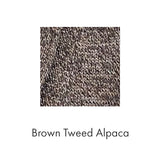 Flea Market Sweater in Brown Tweed Alpaca