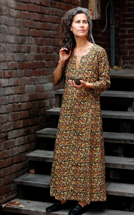 Caftan Dress in Liberty of London Wiltshire
