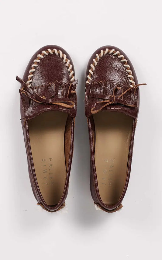The Camp Loafer in Bright Burgundy
