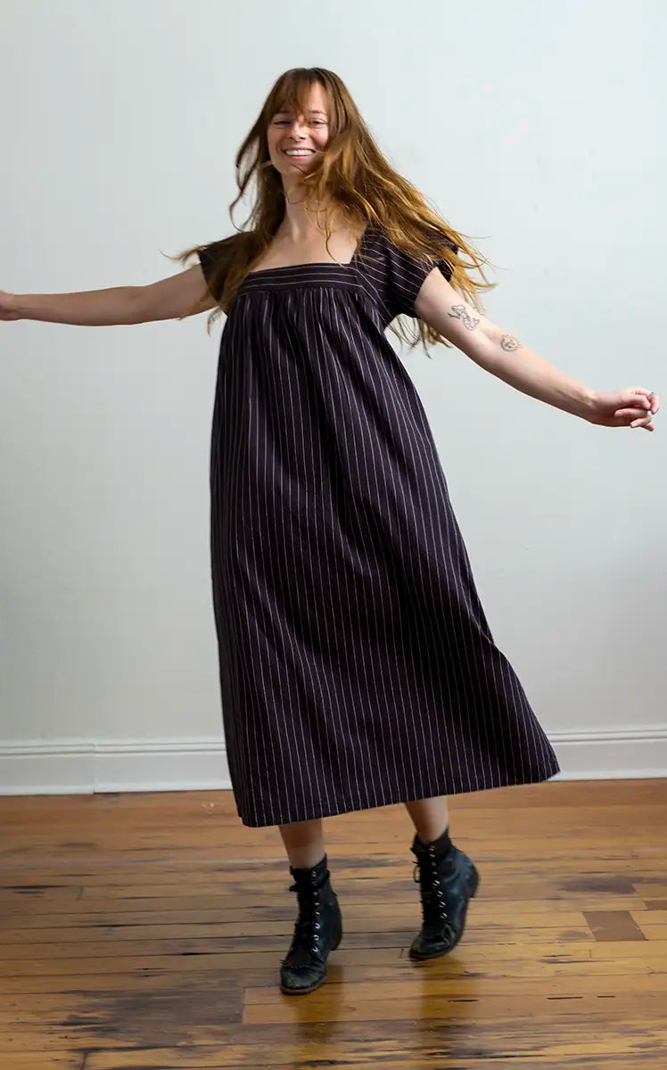 Casita Dress in Bog Oak