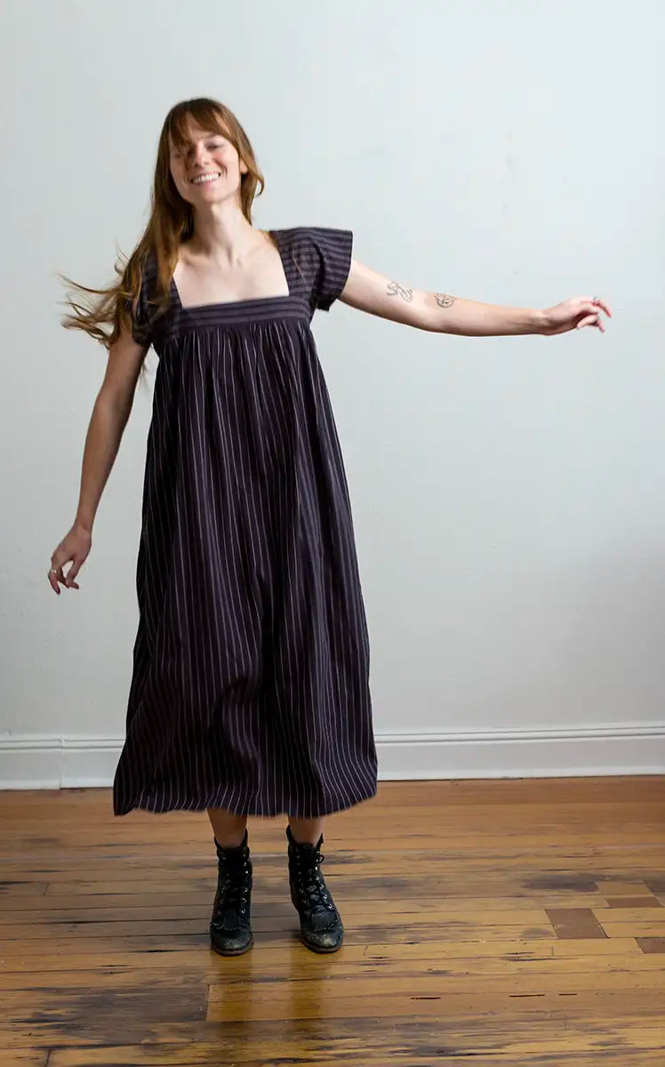 Casita Dress in Bog Oak