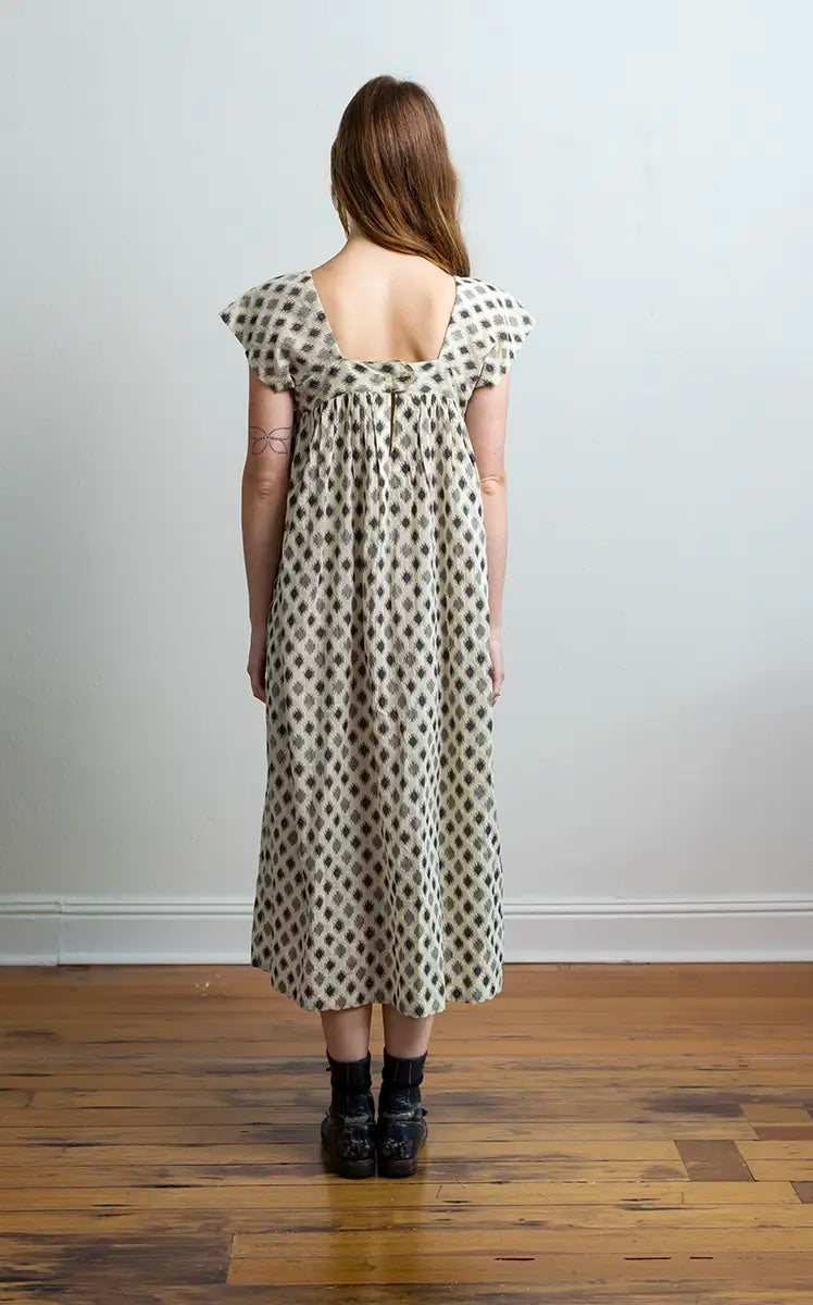 Casita Dress in Cream Jamdani