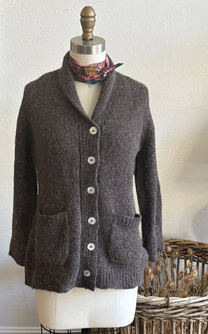 Flea Market Sweater in Mink Suri Alpaca