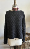 Foggy Day Sweater in Charcoal Alpaca