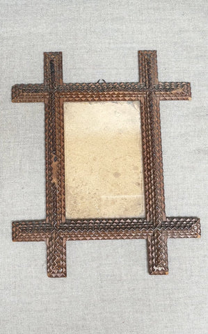 Vintage Tramp art frame