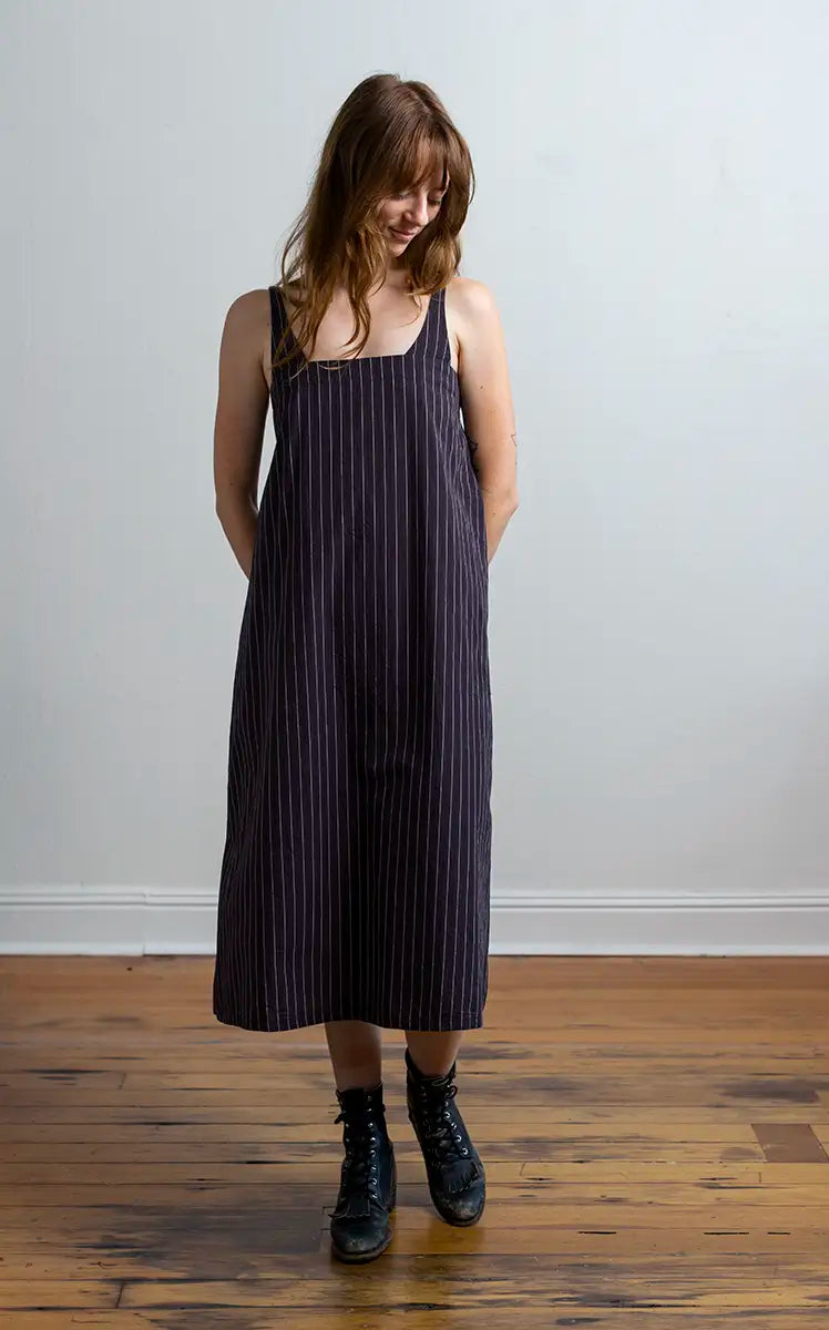 Jane Dress in Bog Oak