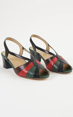 Jamie Haller The Archive Heel in Snake Mix