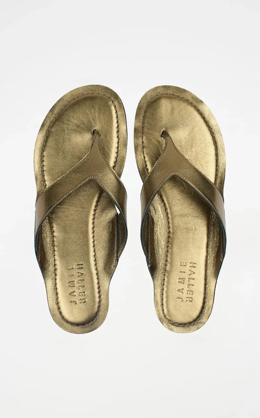 Jamie Haller The San Diego Sandal in Olive Metallic