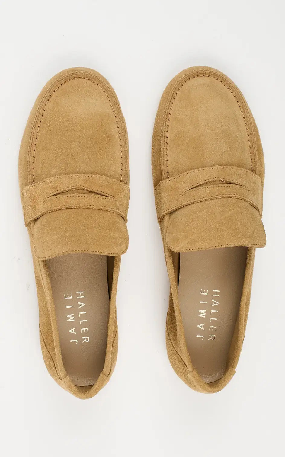 Jamie Haller The Unlined Penny Loafer in Ambra