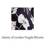 Caftan Dress Cafe Length in Liberty of London Fragile Blooms