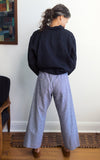 Pancho Pant in Chambray Stripe