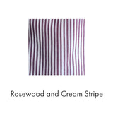 Oversized Workshirt in Rosewood and Cream Stripe