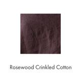 Underpinning in Rosewood Crinkled Cotton