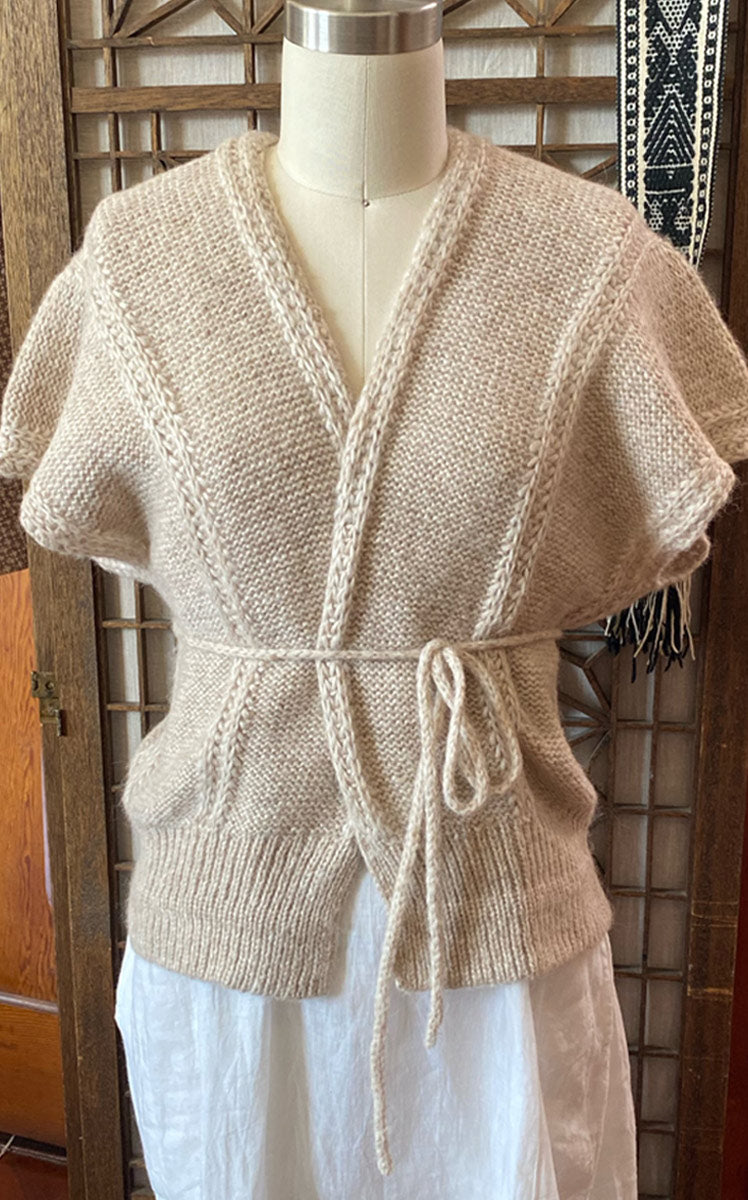 Viv Sweater in Creme Suri Alpaca