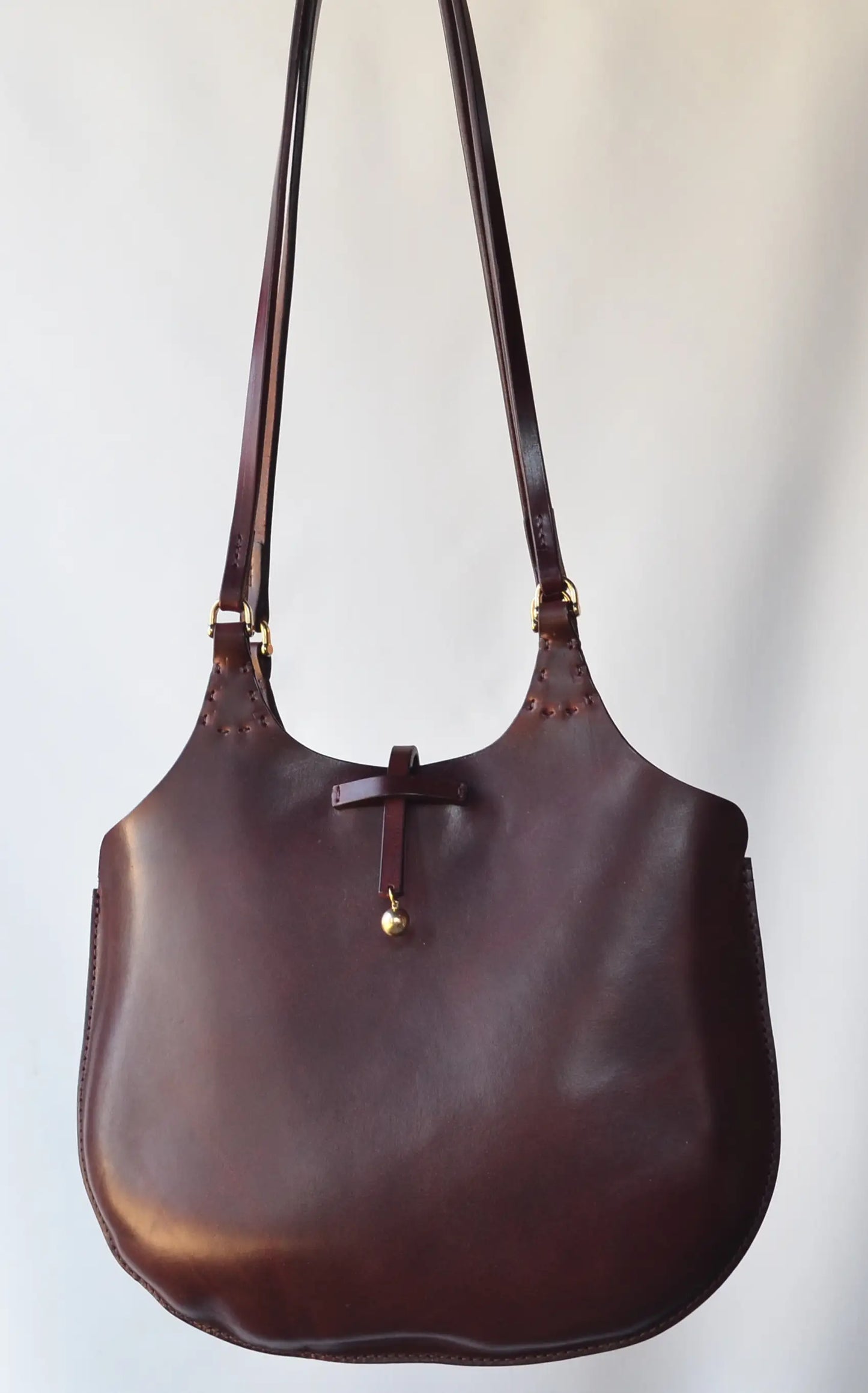 Talouha Shoulder Bag No.7 in Chocolate