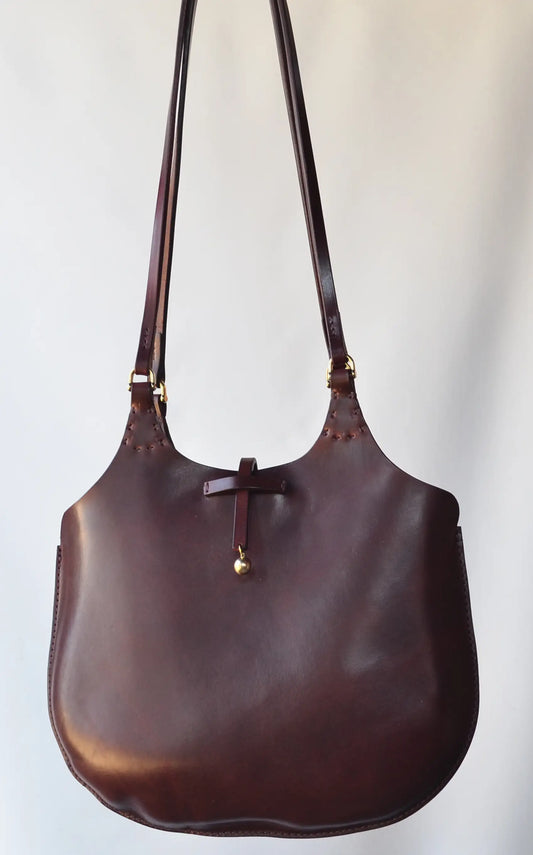 Talouha Shoulder Bag No.7 in Chocolate