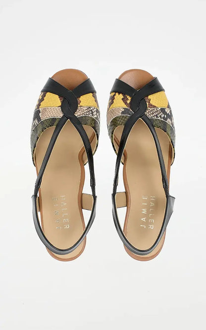 Jamie Haller The Archive Heel in Citrus Snake