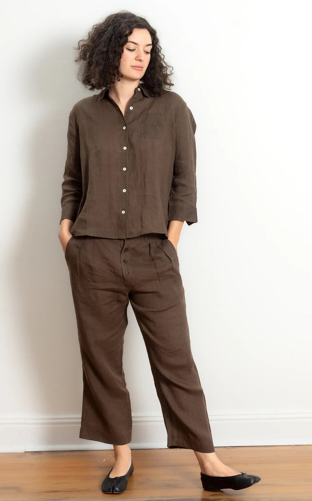 Town Pant in Hazel